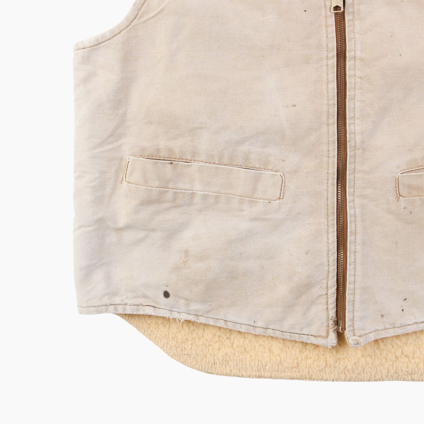 Lined Vest - Washed Sand