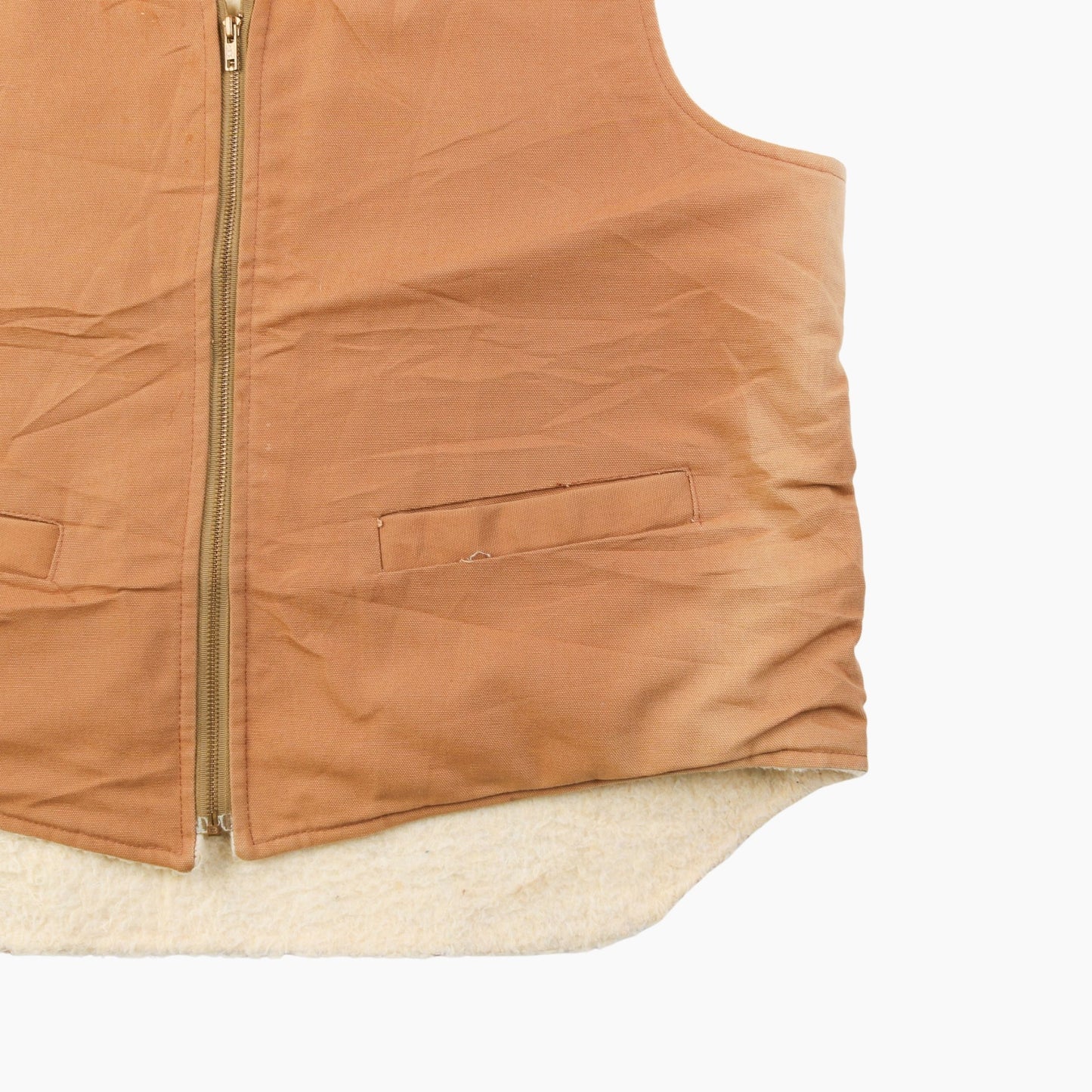 Lined Vest - Washed Hamilton Brown