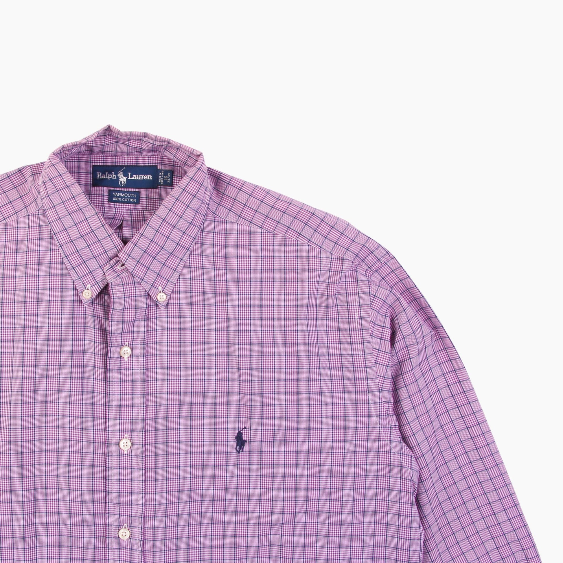 Vintage Shirt - Purple Check - American Madness