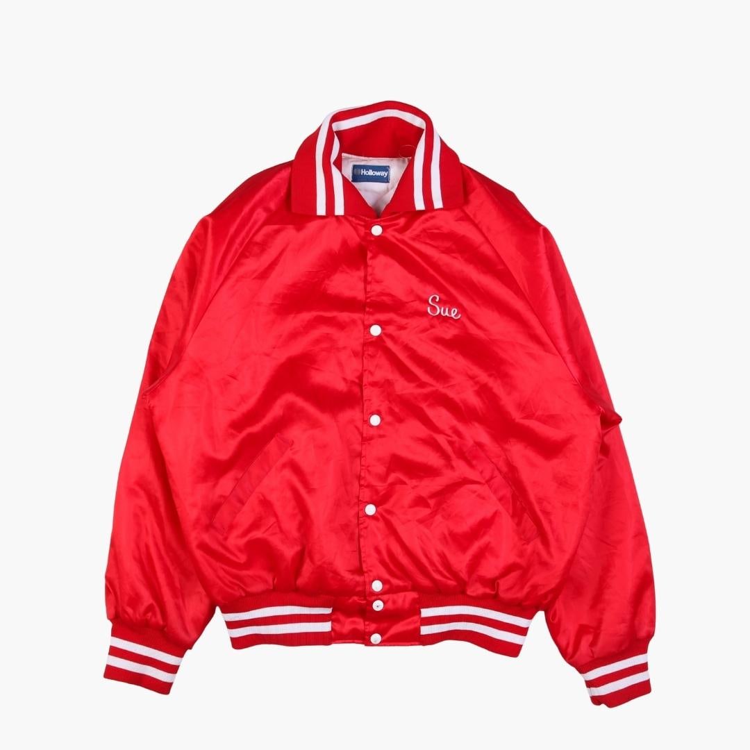 Vintage 'Pleasanton' Satin Bomber Jacket - American Madness