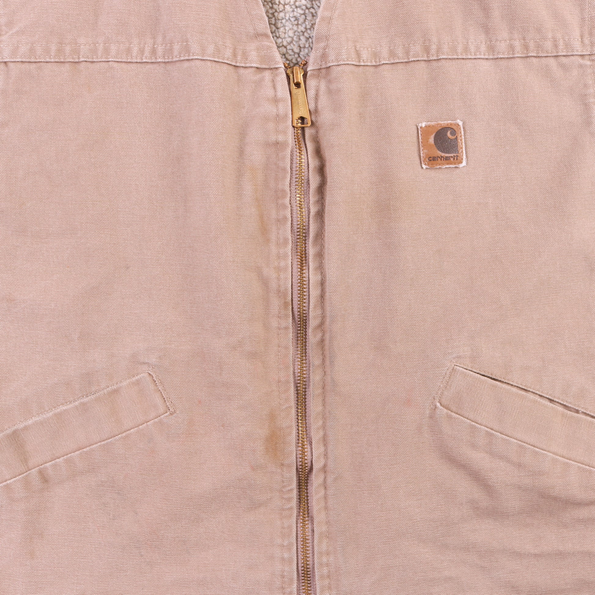Lined Vest - Beige