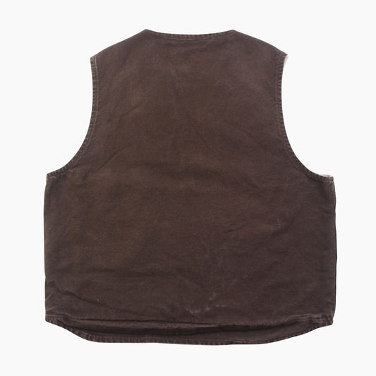 Lined Vest - Brown