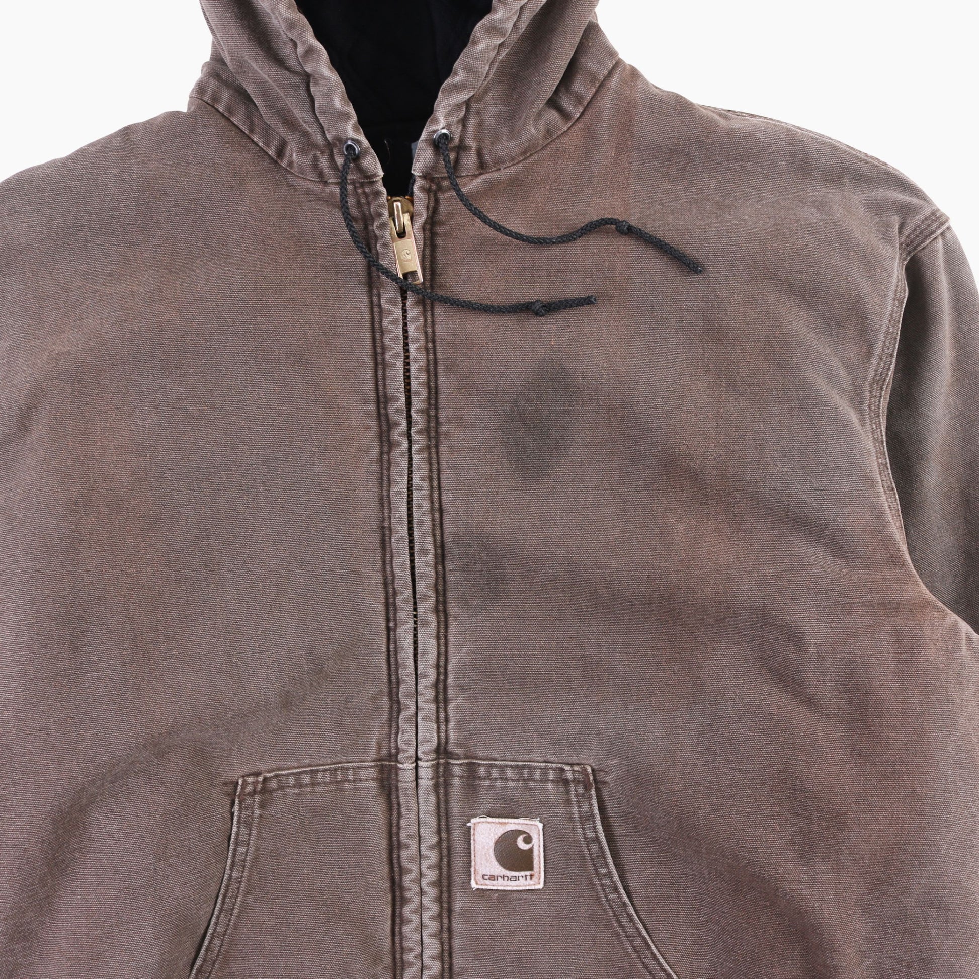 Hooded Active Jacket - Brown - American Madness