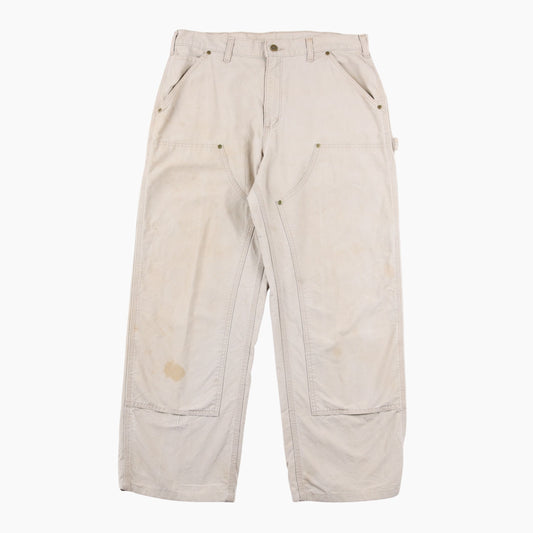 Vintage Double Knee Carpenter Pants - Sand - 34/34