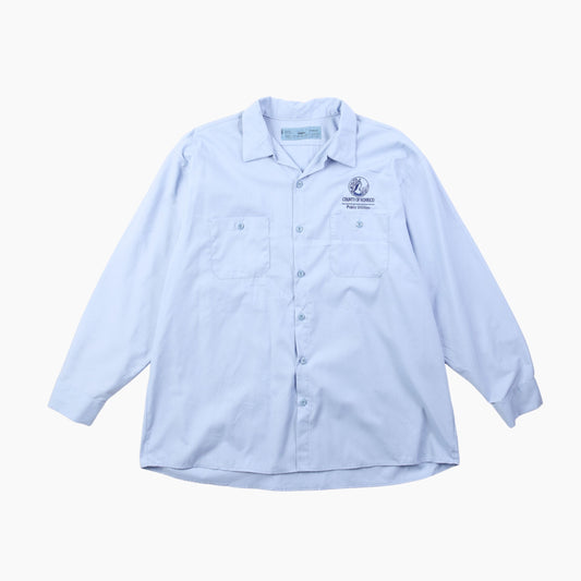 'County Of Henrico' Garage Work Shirt - American Madness