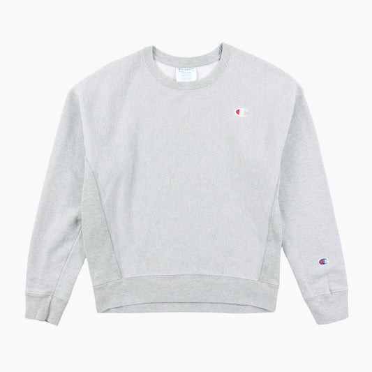 Embroidered Sweatshirt - Grey - American Madness