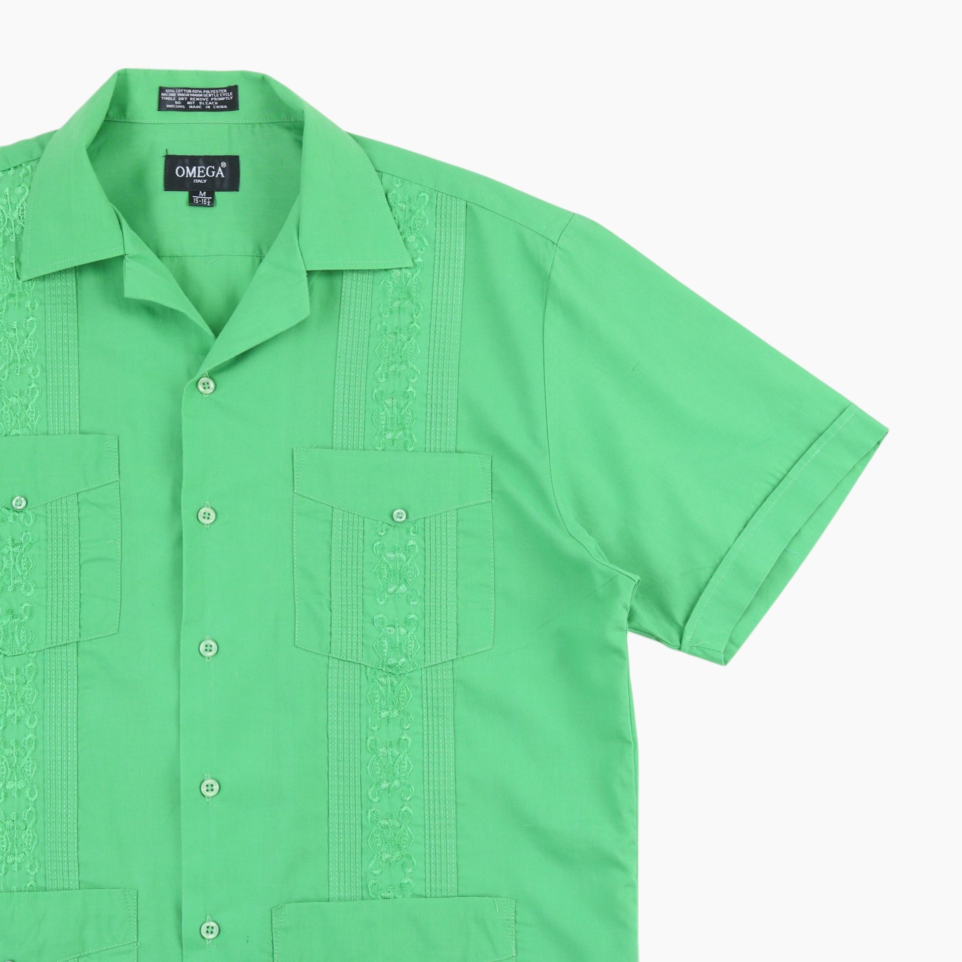 Vintage Cuban Guayabera Shirt