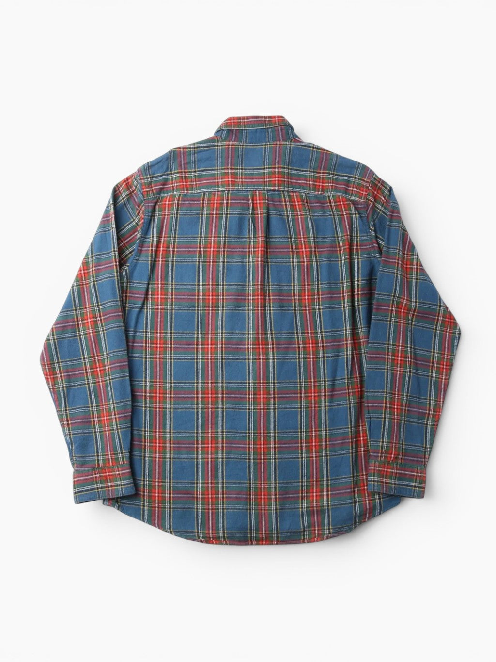 Vintage Flannel Shirt - Blue Check