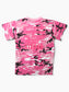 'Pink Strong' Woodland Camouflage T-shirt