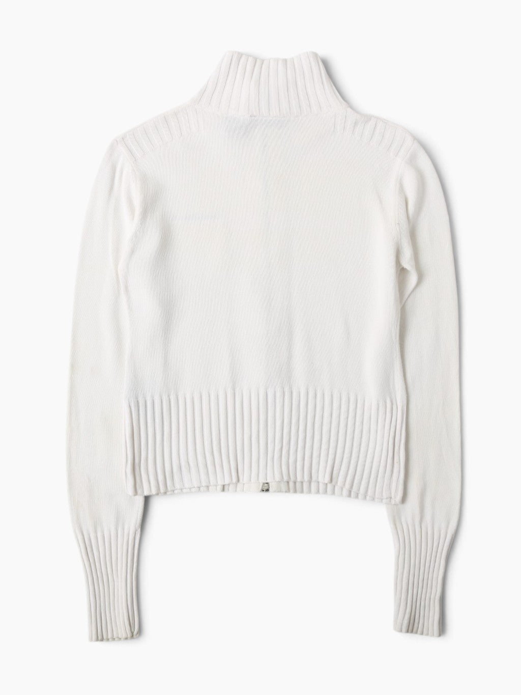 Zipped Knit Cardigan