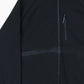 Zip Up Hooded Sweatshirt - Black
