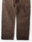 Broken Zip Vintage Double Knee Carpenter Pants - Brown - 36/34