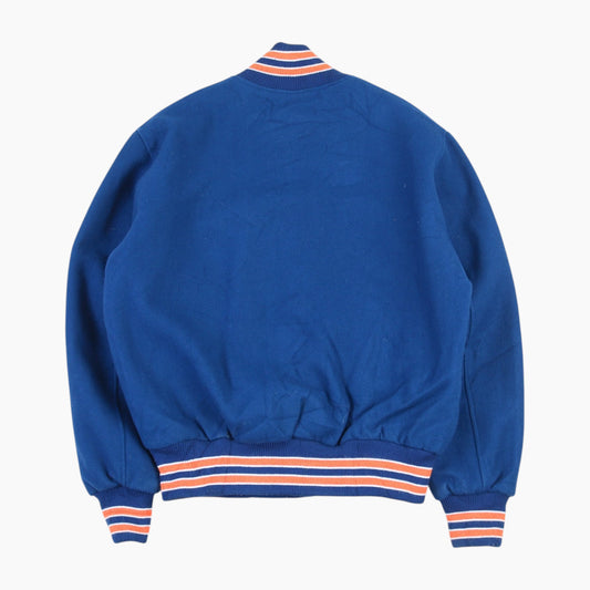 Vintage Varsity 'New York Mets' Bomber Jacket - Blue