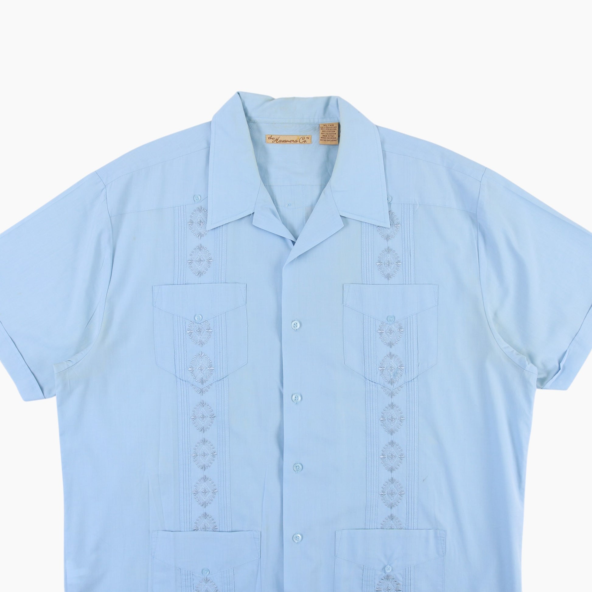 Vintage Cuban Guayabera Shirt