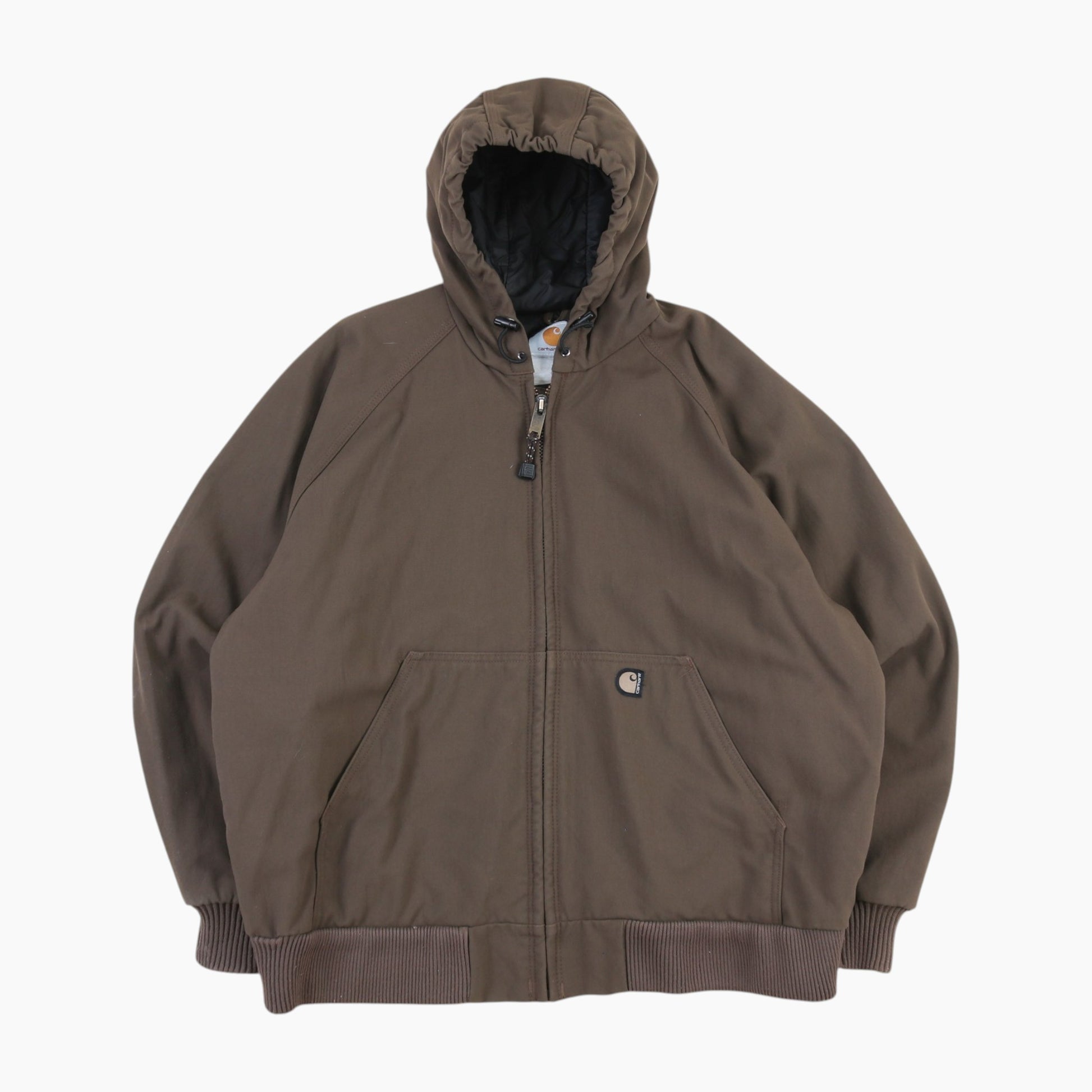 Hooded Active Jacket - Brown
