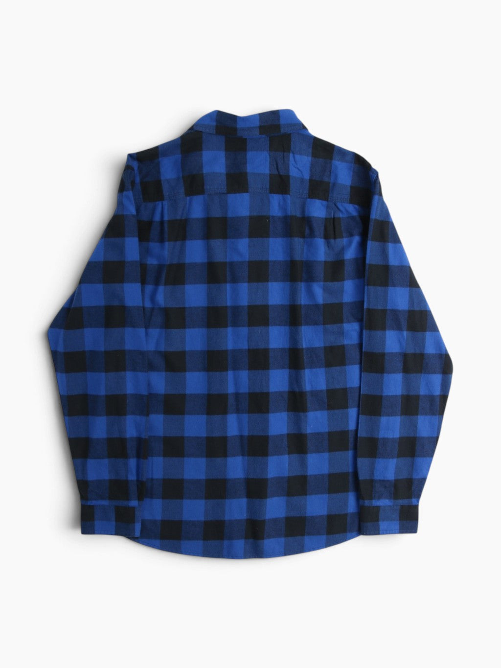 Vintage Flannel Shirt - Blue Check