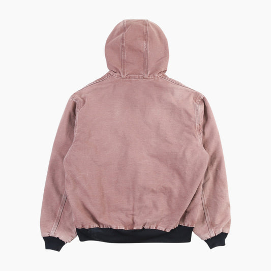 Hooded Active Jacket - Washed Red