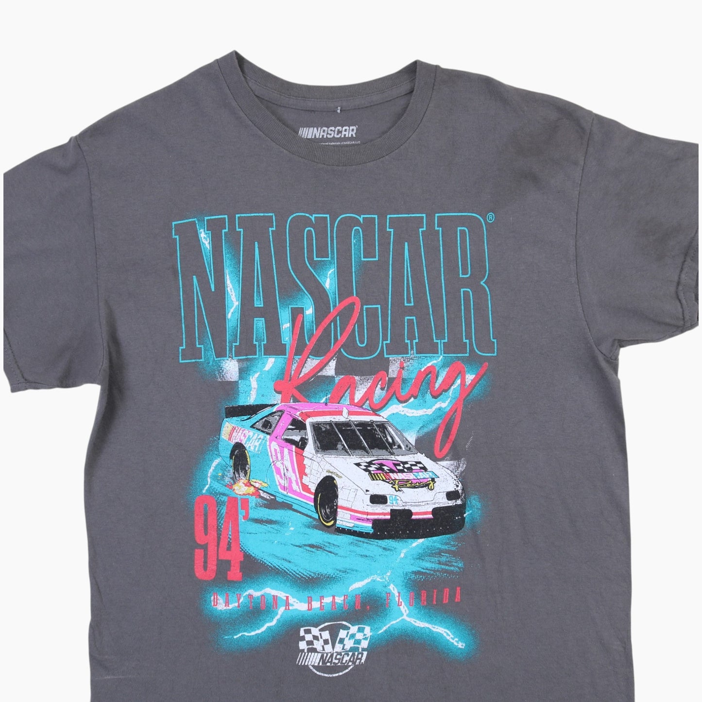 Vintage 'NASCAR Racing' T-shirt - Grey