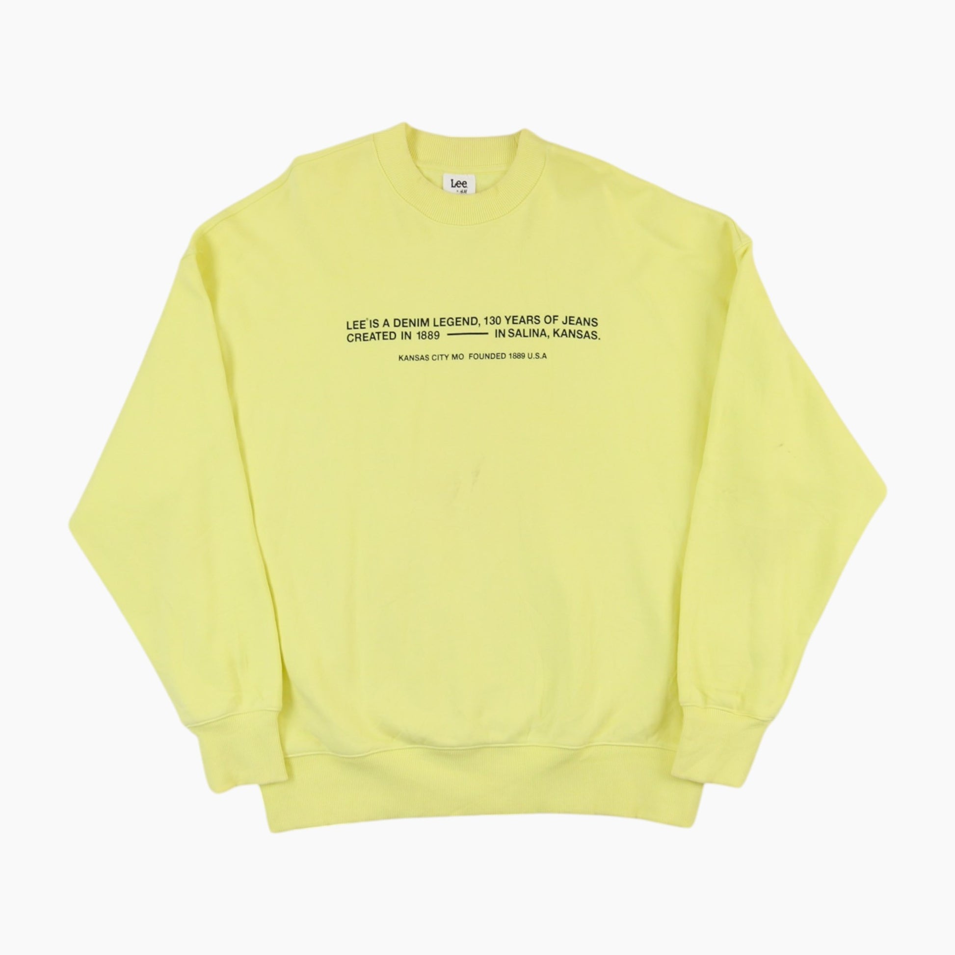 Lee '100 Years Of Jeans' Sweatshirt - Yellow