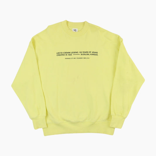 Lee '100 Years Of Jeans' Sweatshirt - Yellow
