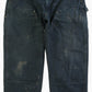 Vintage Double Knee Carpenter Pants - Black - 40/30