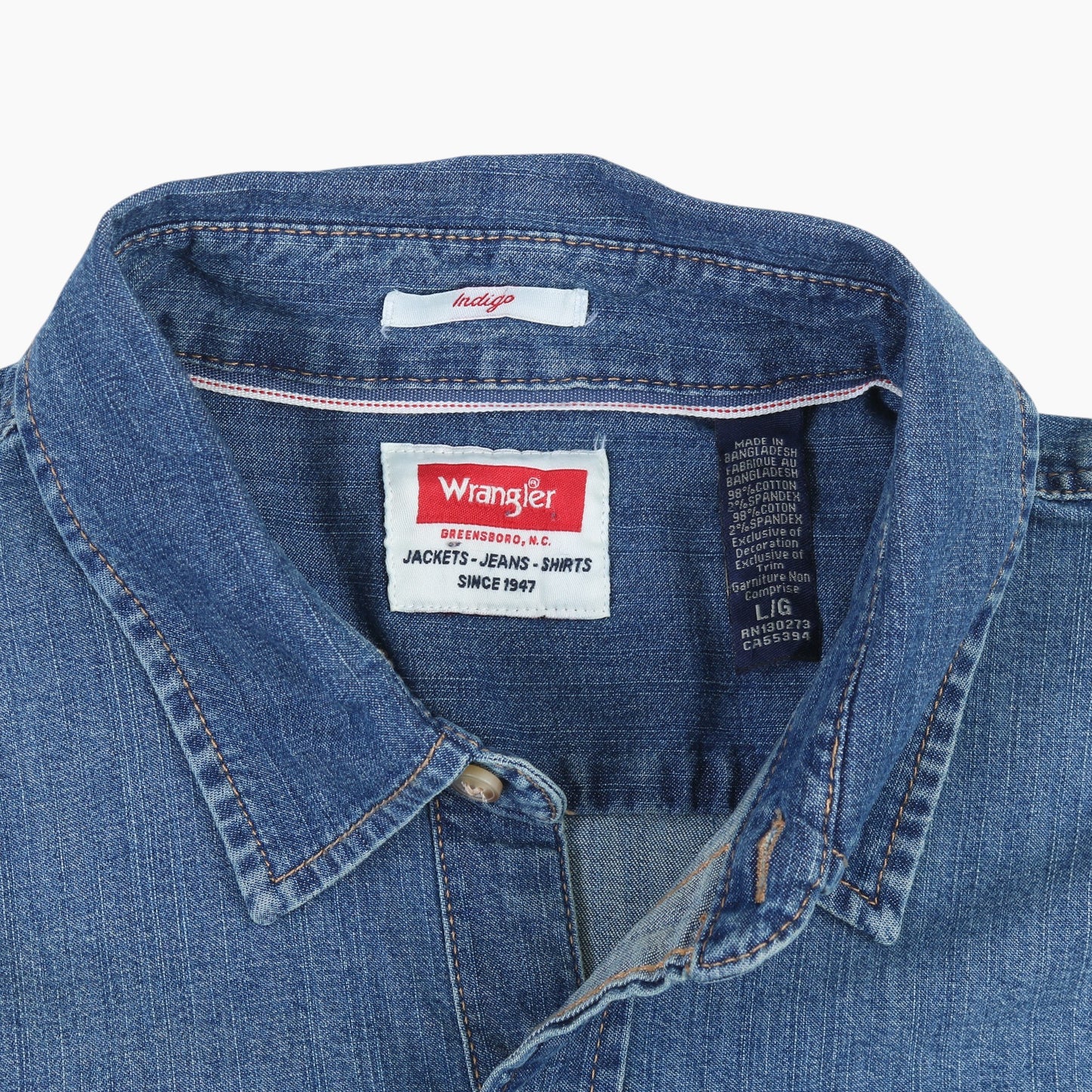 Western Denim Shirt - Blue