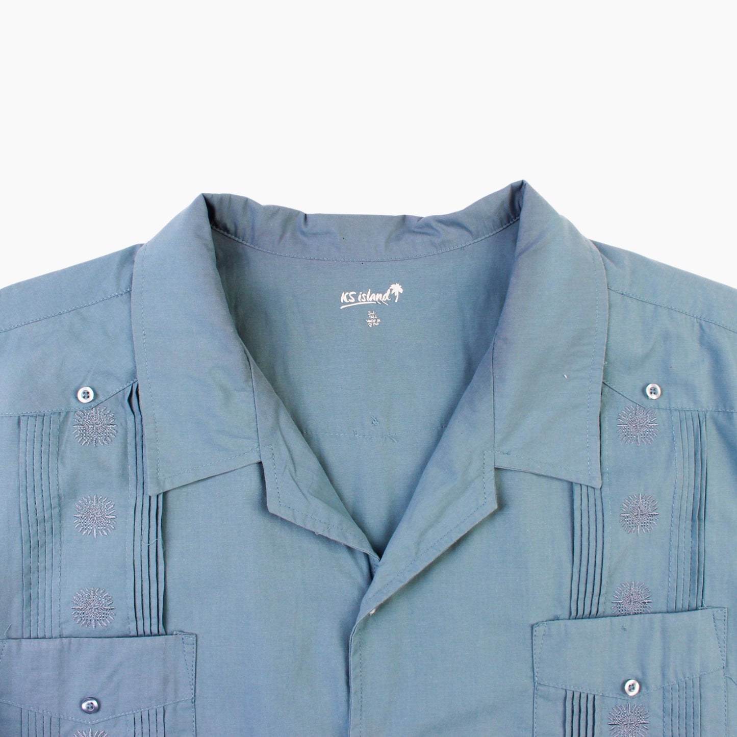 Vintage kubanisches Guayabera-Hemd