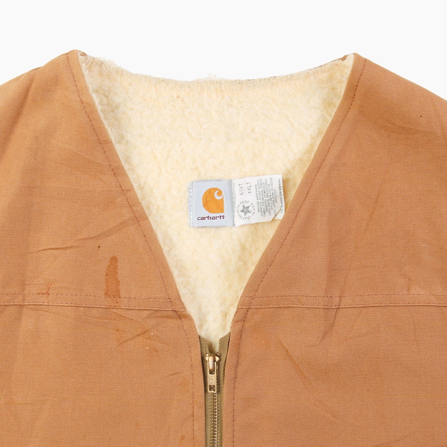 Lined Vest - Washed Hamilton Brown