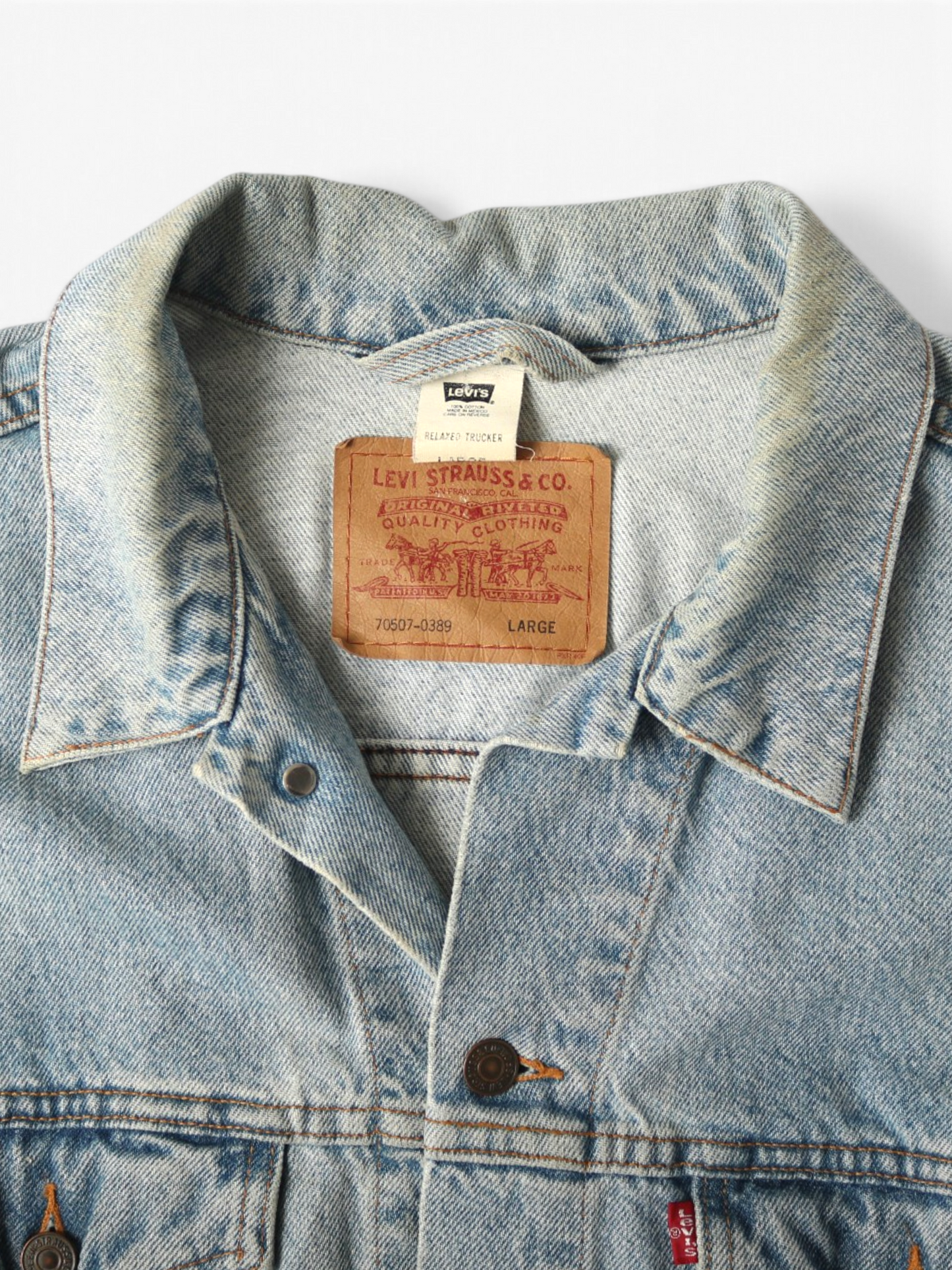 Vintage Denim Trucker Jacket