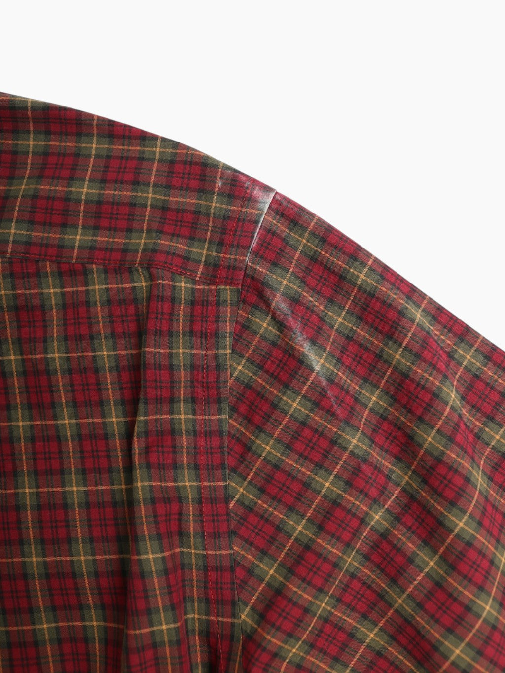 Vintage Flannel Shirt - Red Check