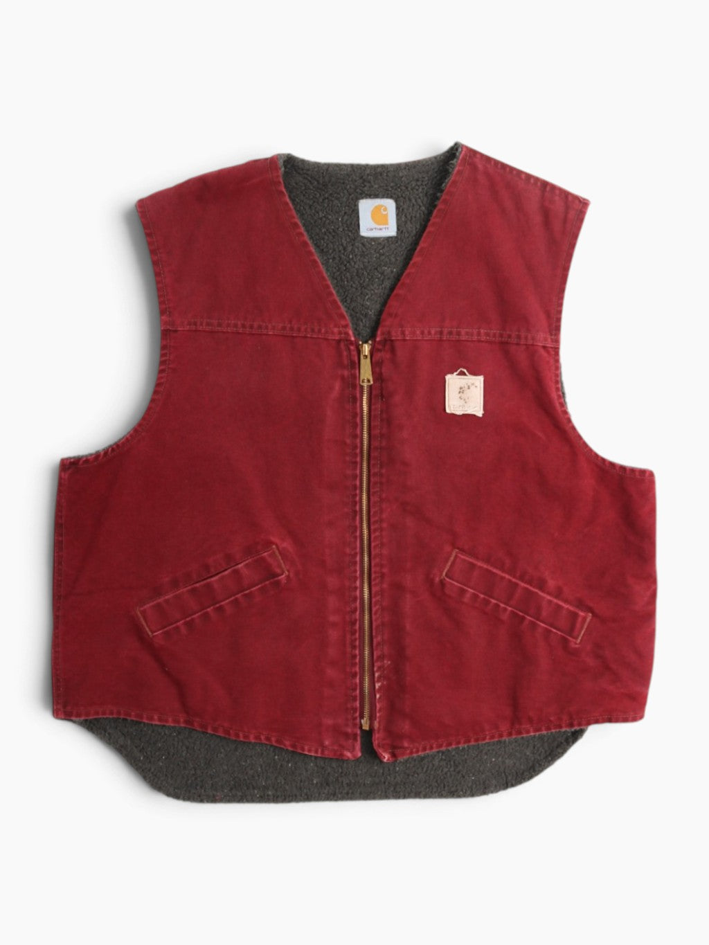 Lined Vest - Red