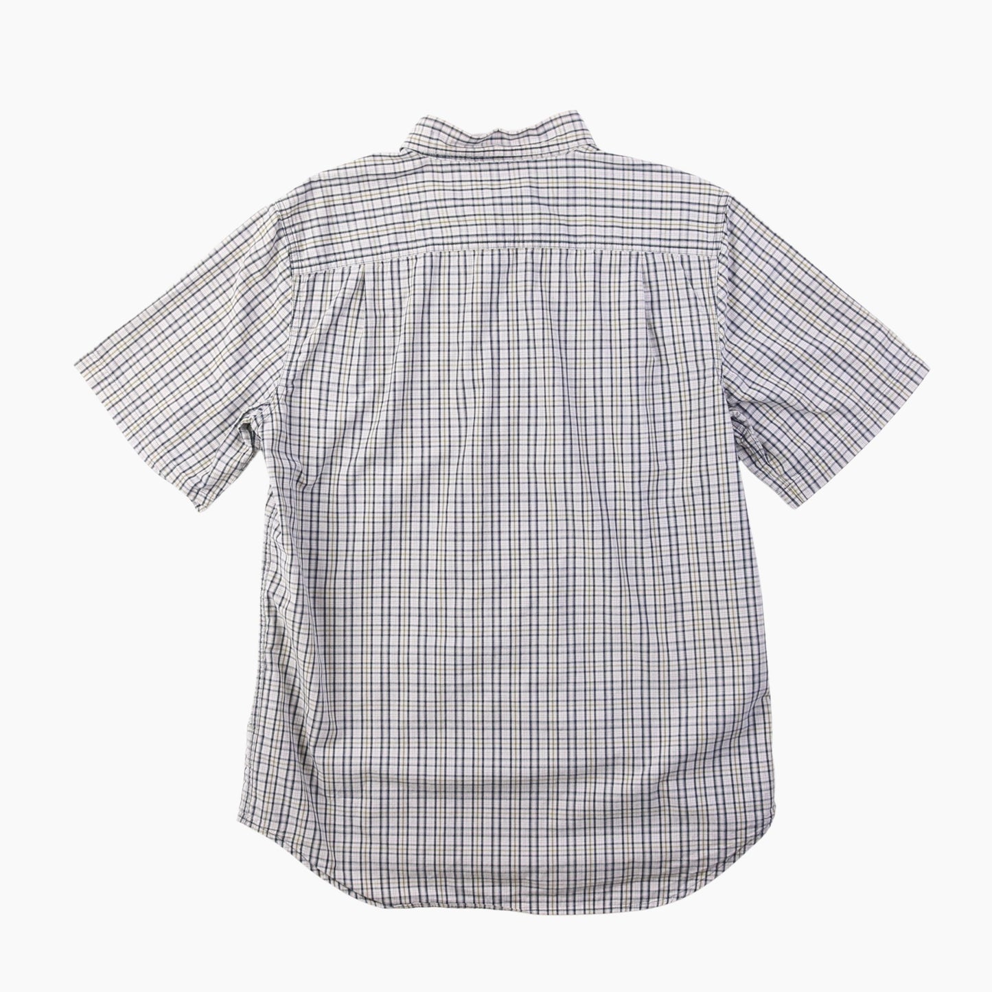 Short Sleeve Work Shirt - Grey Check - American Madness