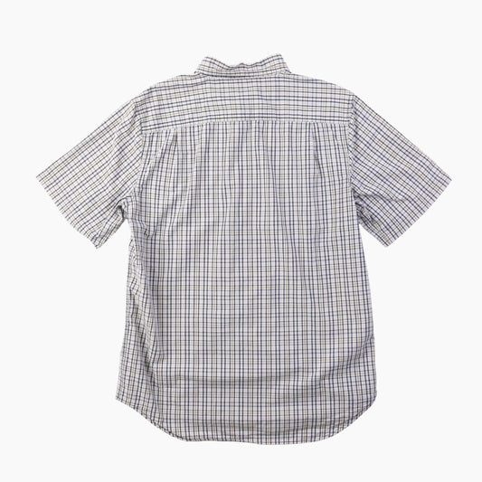 Short Sleeve Work Shirt - Grey Check - American Madness