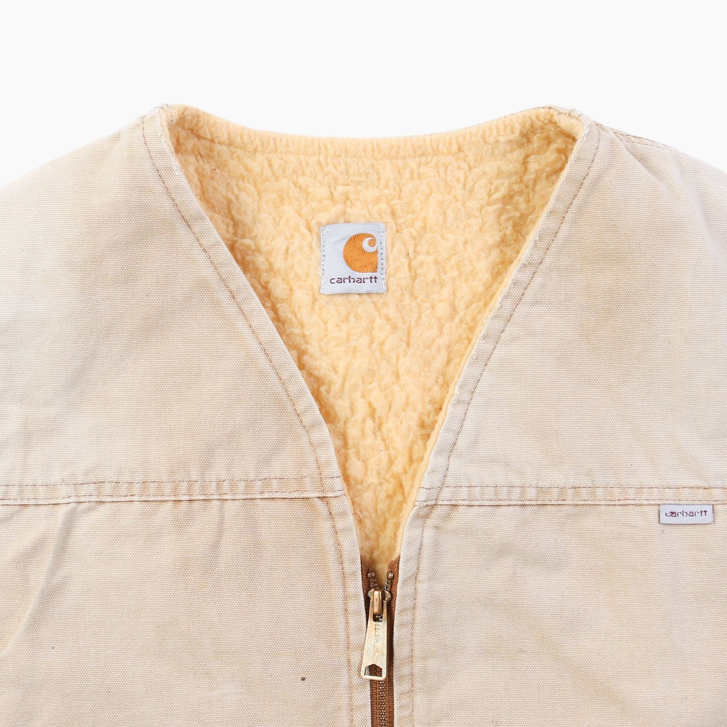 Lined Vest - Washed Sand