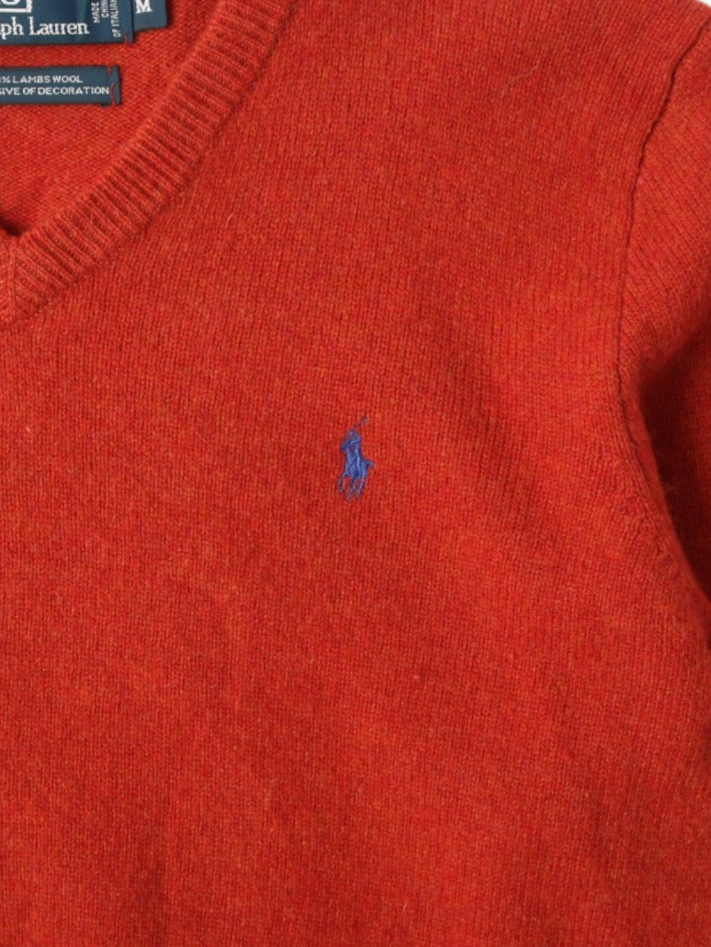 Lambs Wool Knit V-Neck