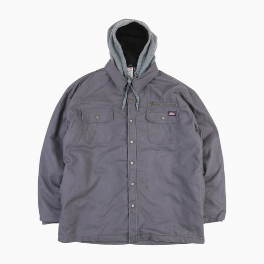 Hooded Work Jacket - Grey