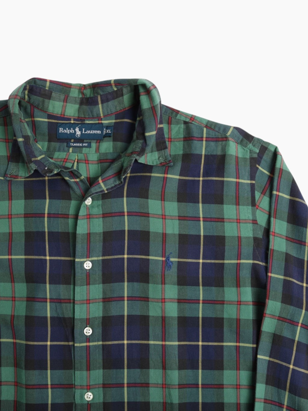 Vintage Shirt - Green Check