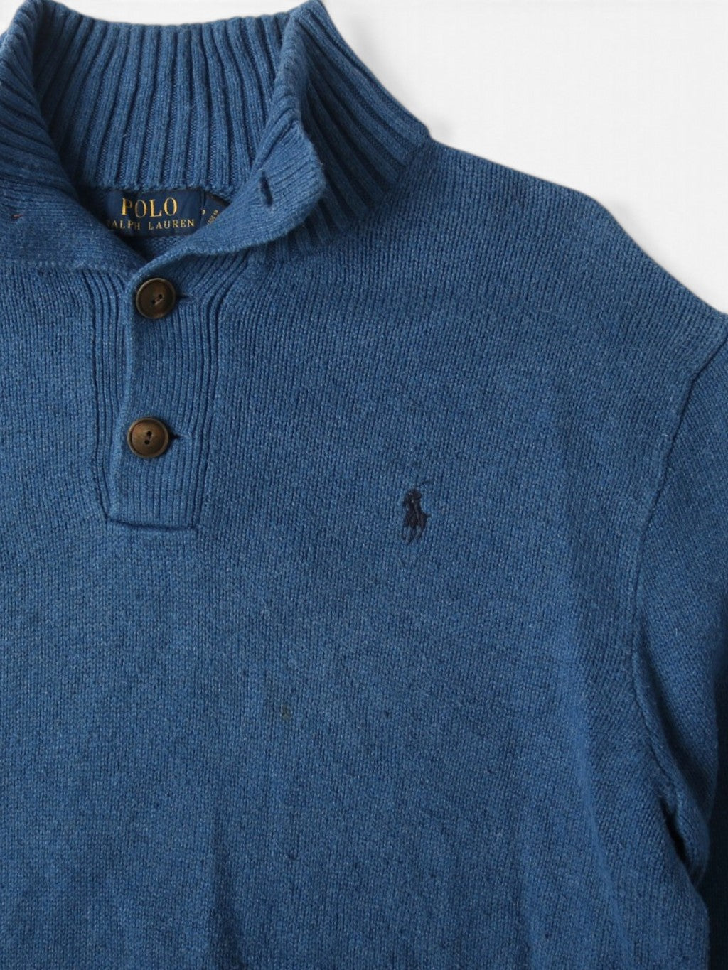 Mock Neck 3 Button Knit
