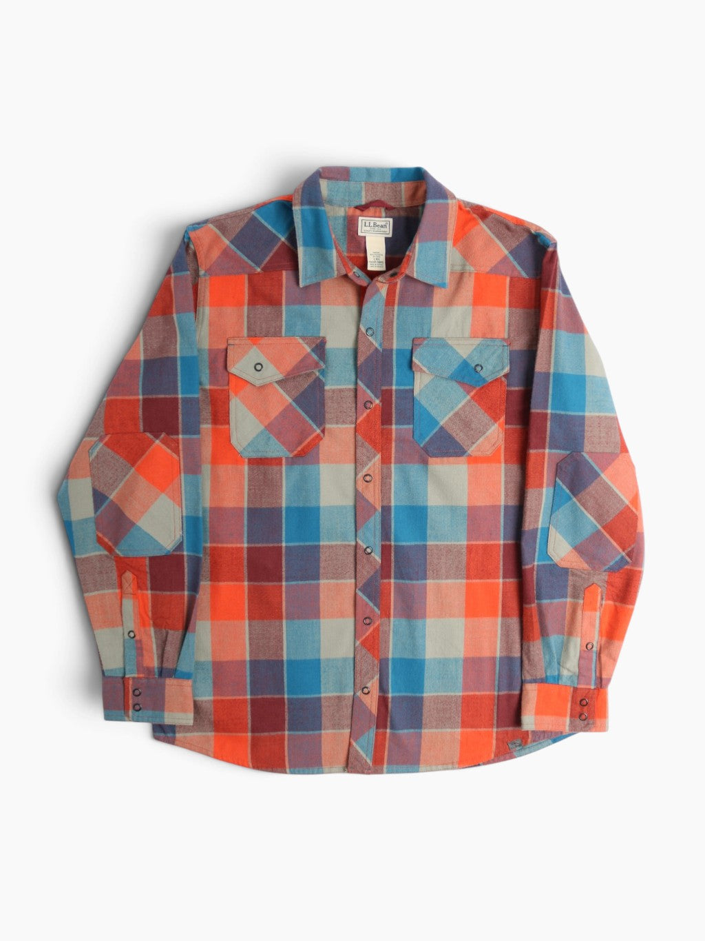 Vintage Flannel Shirt - Blue Check