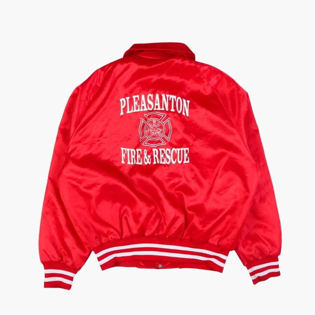 Vintage 'Pleasanton' Satin Bomber Jacket - American Madness