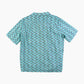 Vintage Shirt - Blue Fish Print