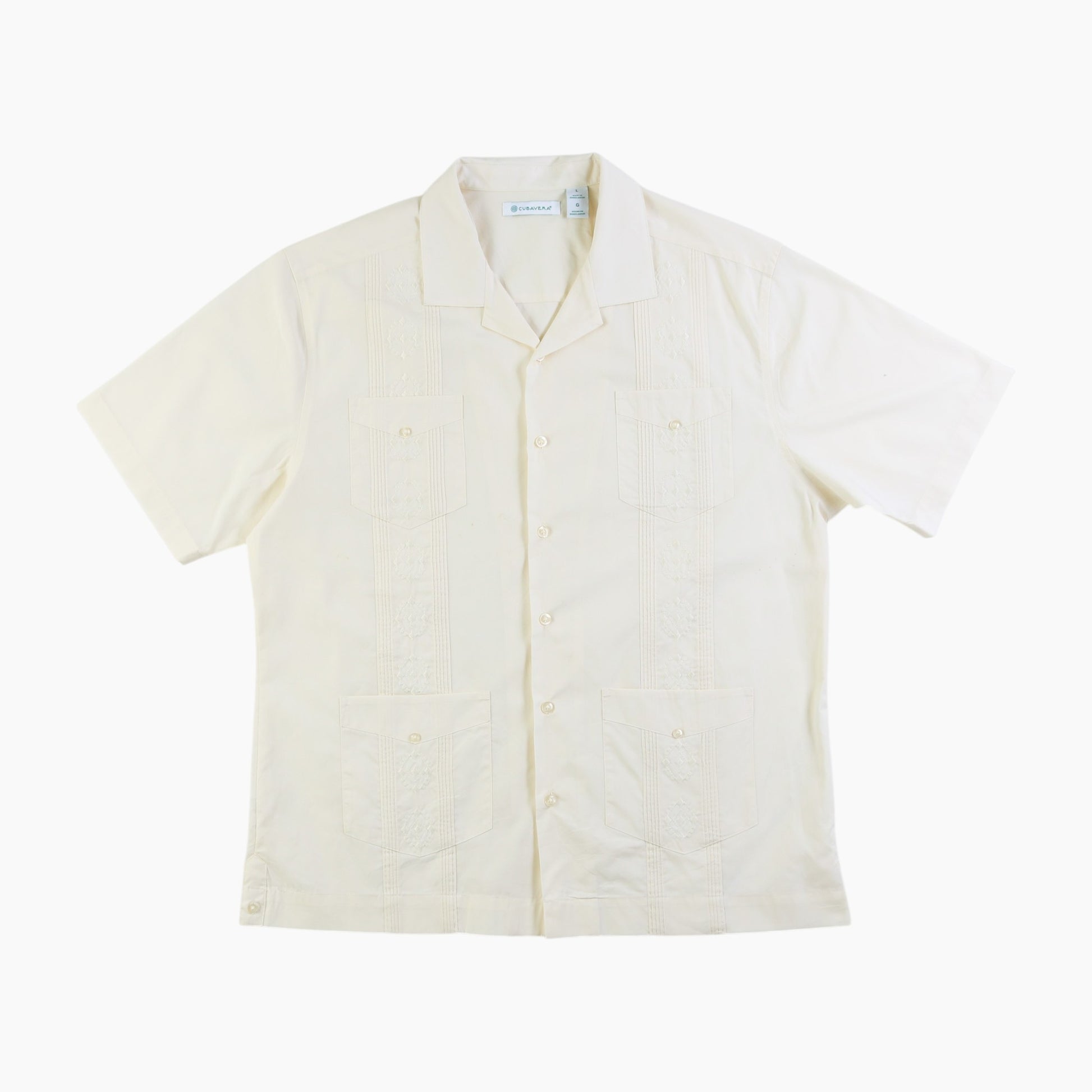 Vintage Cuban Guayabera Shirt