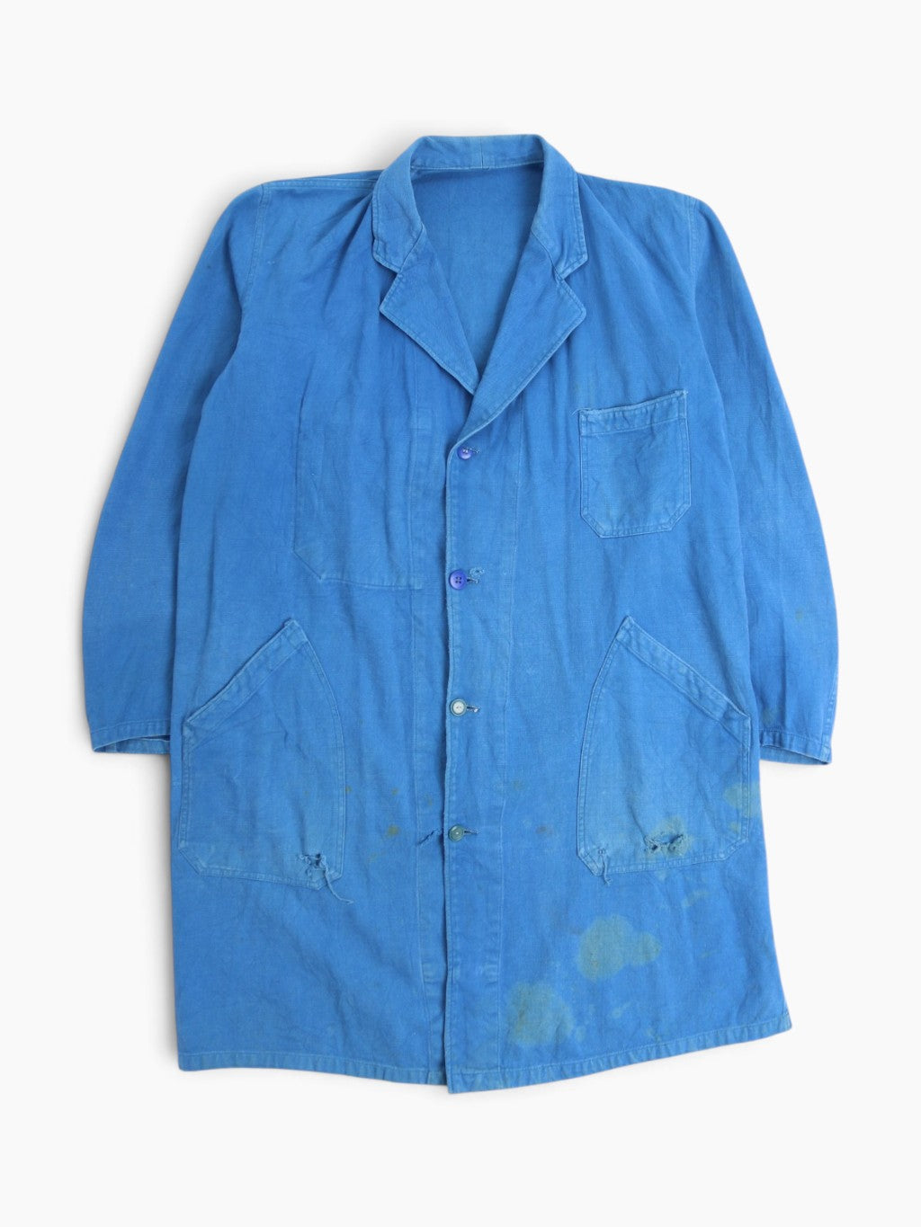 Vintage Shop Coat - Blue