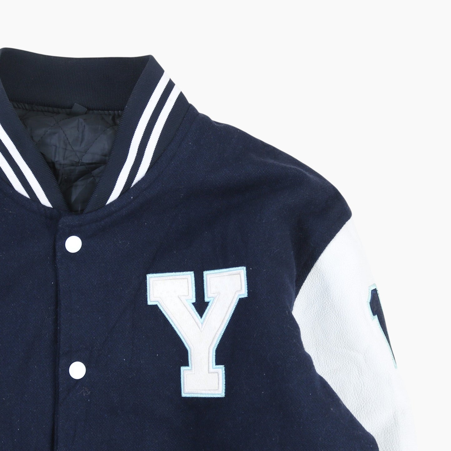 Vintage Varsity 'Y' Bomber Jacket - Navy