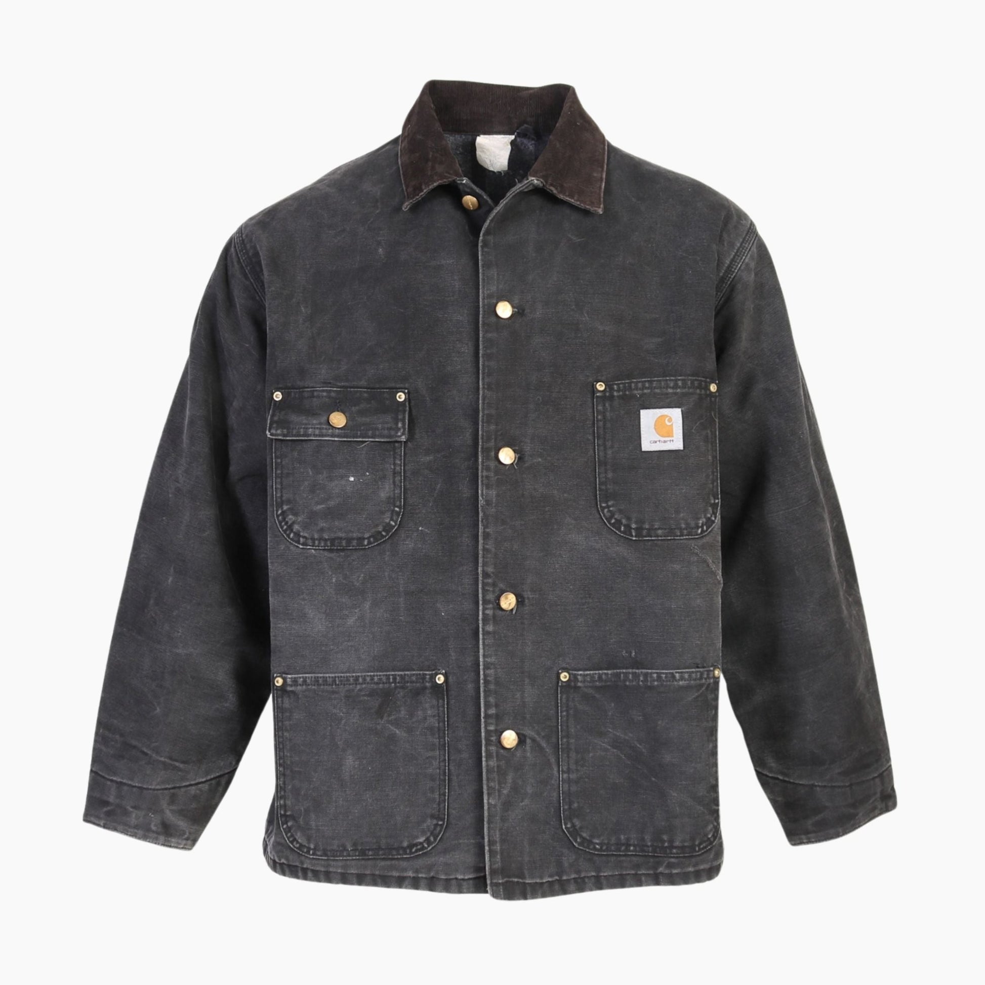 Traditional Chore Jacket - Washed Black - American Madness