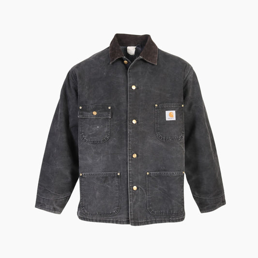 Traditional Chore Jacket - Washed Black - American Madness
