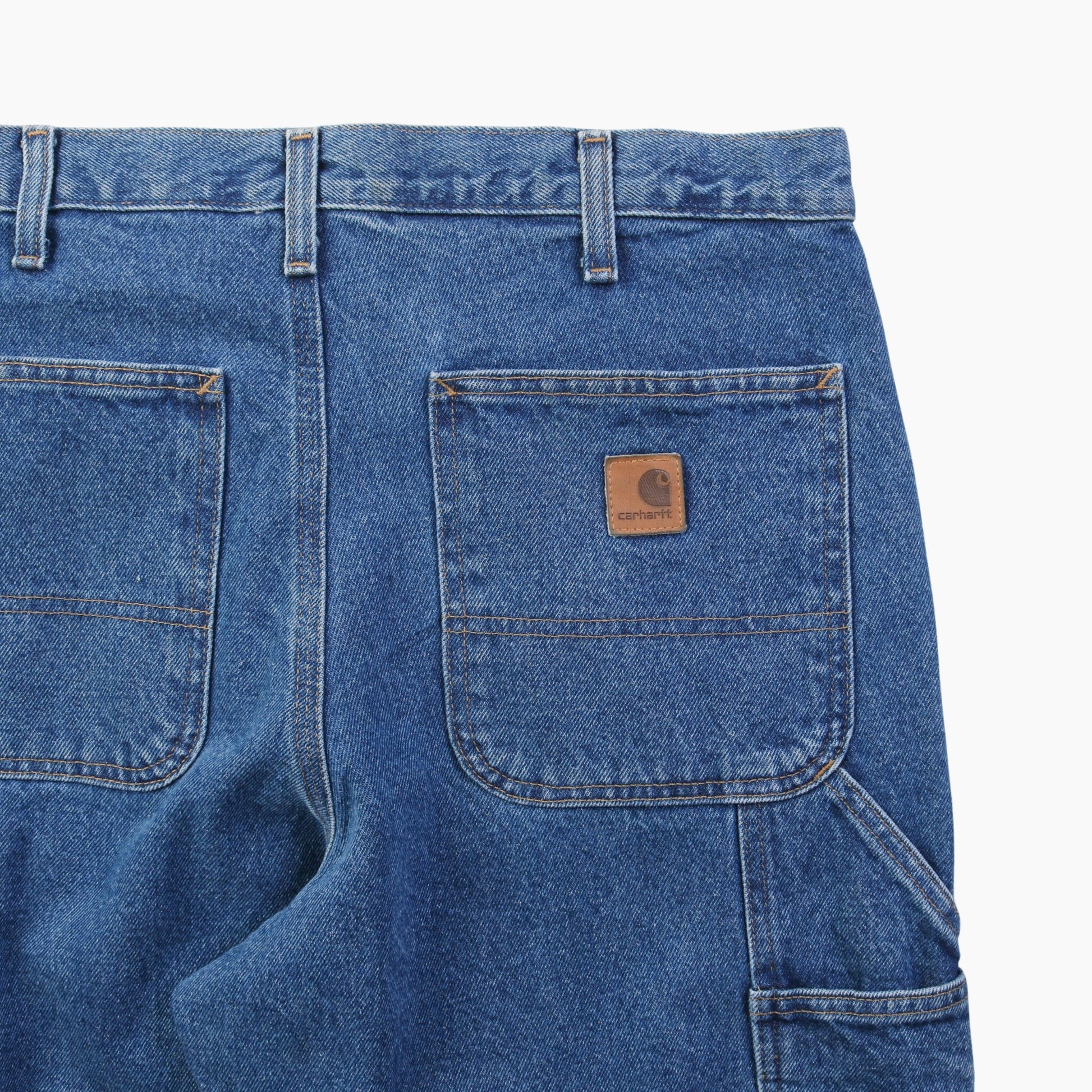 Vintage Carhartt Carpenter Pants - Denim - 36/34 | Rare Clothing & Workwear UK | Used, Second Hand | American Madness