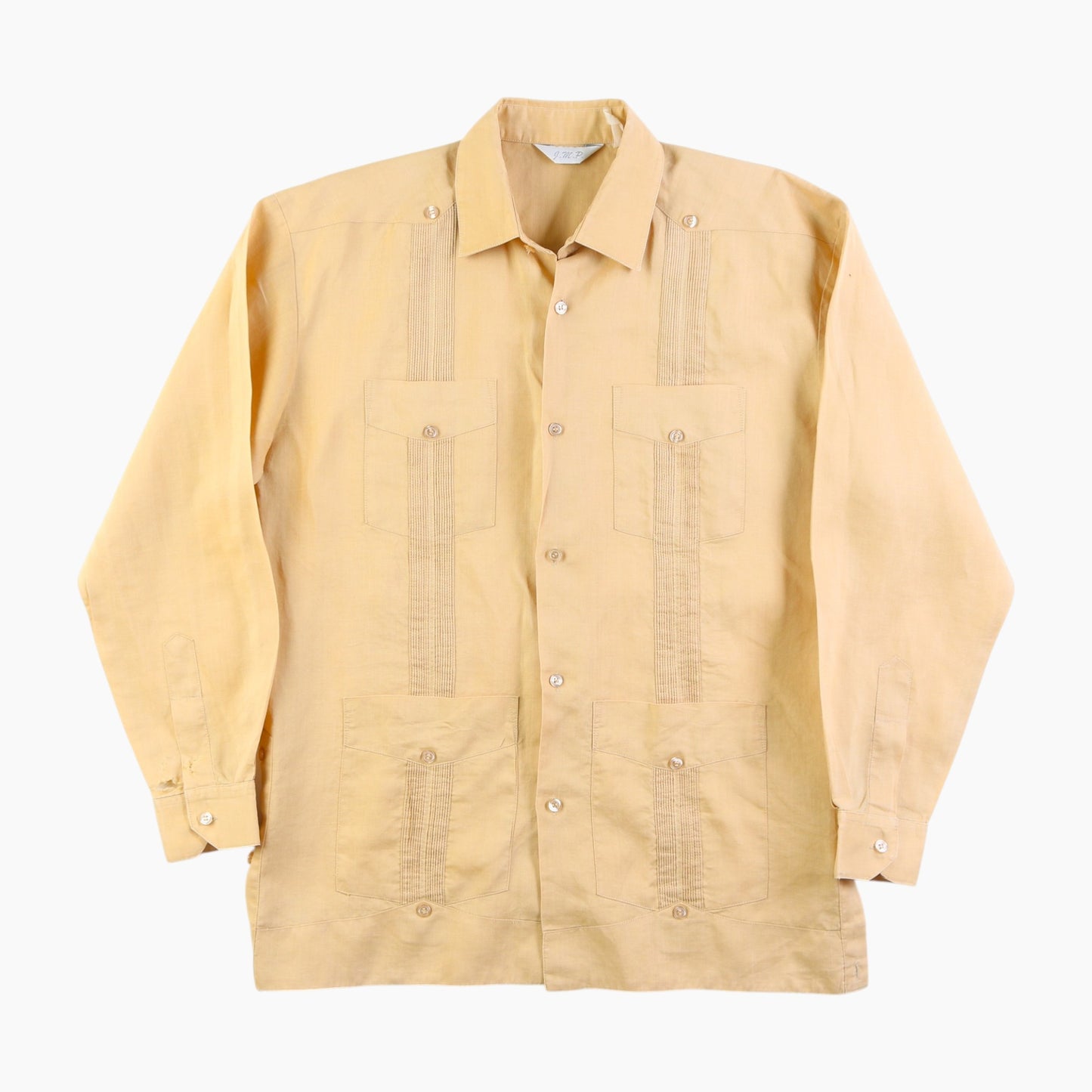 Vintage Cuban Guayabera Shirt