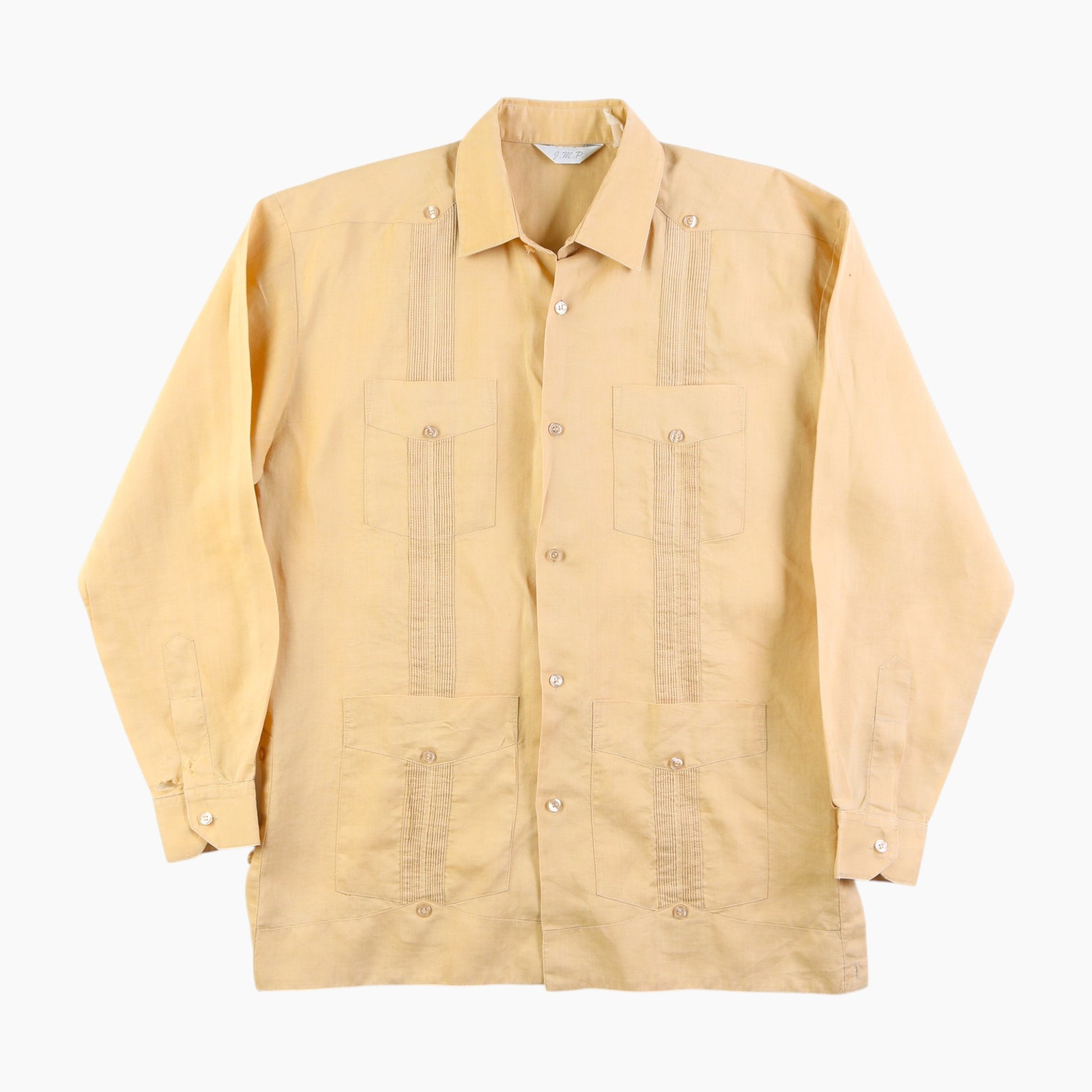 Vintage Cuban Guayabera Shirt