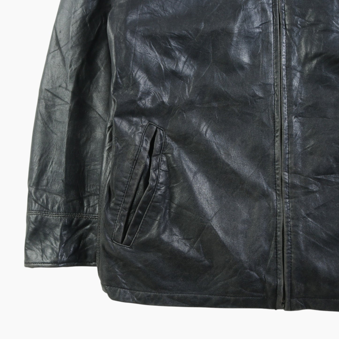 Chaps Leather Car Jacket